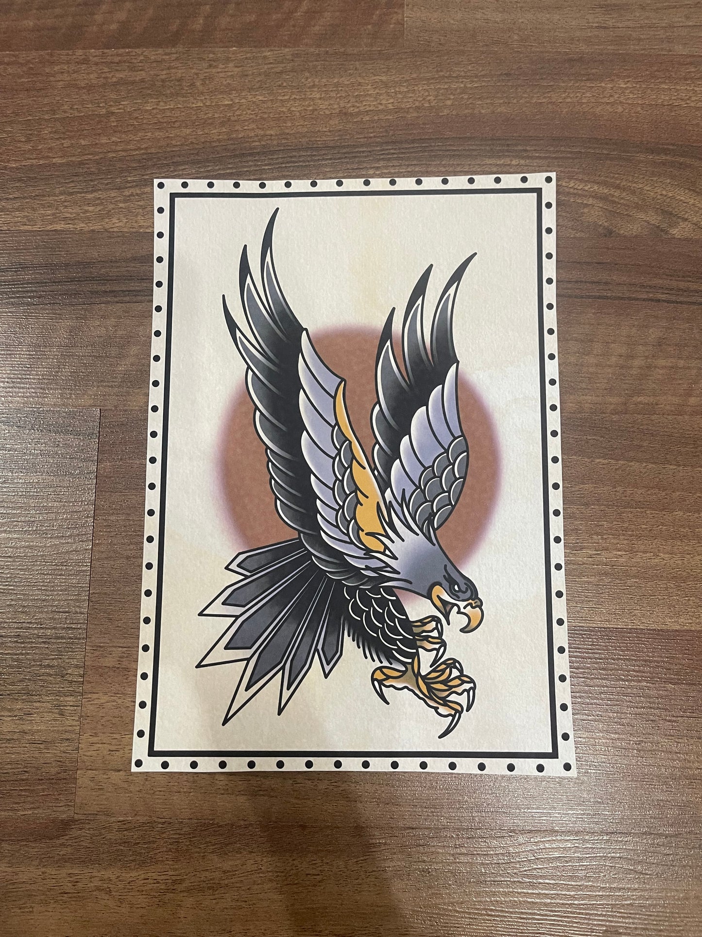 Eagle - A4 art print.